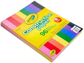 img 2 attached to 📦 Crayola Construction Paper, Pack of 96 Assorted Colors, School Supplies, 9"x12