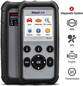 img 4 attached to Autel ML629 OBD2 Scanner - ABS/SRS/Engine/Transmission Diagnostic Code Reader MaxiLink 629 Car Tool with DTC Lookup AutoVIN for Vehicle Engine/Transmission/AirBag/Brake System.