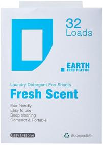 img 4 attached to 🌿 EarthZeroPlastic eco-friendly laundry detergent sheets - Hypoallergenic and Ideal for Sensitive Skin (32 loads)