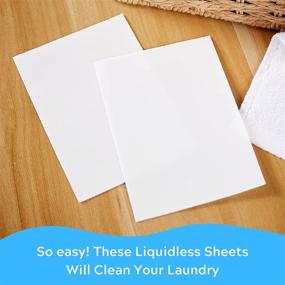 img 2 attached to 🌿 EarthZeroPlastic eco-friendly laundry detergent sheets - Hypoallergenic and Ideal for Sensitive Skin (32 loads)