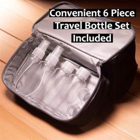 img 3 attached to 🧳 Travel Toiletry Hanging Organizer with Bottles