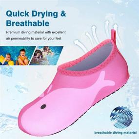 img 3 attached to JOTO Barefoot Quick Dry Non Slip Swimming Boys' Shoes: Ultimate Water-Friendly Footwear