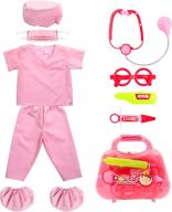 👨 kids' costume doctor outfit - fedio medical theme for toddlers and children логотип