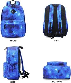 img 3 attached to Stylish and Durable 16-Inch Galaxy School Backpacks – Perfect for Students