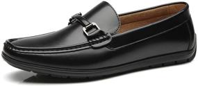 img 4 attached to Faranzi Driving Moccasins Loafers Comfortable Men's Shoes