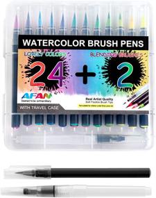 img 4 attached to AFAN Coloring Watercolor Professional Beginners