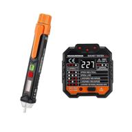 🔌 measureman electrical test kit: non-contact ac voltage detector, gfci outlet tester, live/null wire judgment, and socket tester logo