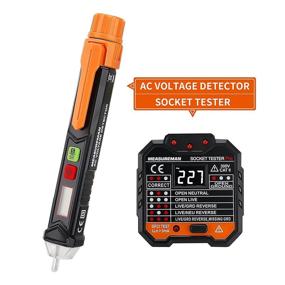 img 3 attached to 🔌 Measureman Electrical Test Kit: Non-Contact AC Voltage Detector, GFCI Outlet Tester, Live/Null Wire Judgment, and Socket Tester