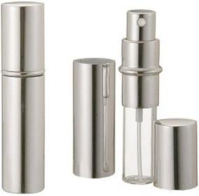 img 1 attached to 💎 Metallic Atomizer Refillable Cosmetic Blemish Solution: Flawless Beauty On-the-Go