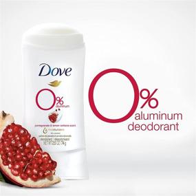 img 1 attached to 🕊️ Dove Pomegranate and Lemon Verbena Aluminum-Free Deodorant Stick 2.6 oz – Non-Irritating, Kind to Underarm Care
