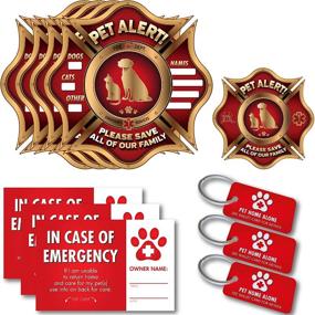 img 2 attached to Vinyl Friend Pet Alert Stickers: Essential Fire Safety Rescues for Your Pets (5 Pack) - Protect Your Beloved Pets during Emergencies or Hazards at Home - Visible Window and Door Signs