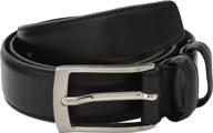 👞 italian leather single stitched men's belts by florsheim accessories logo