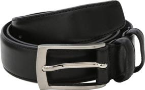 img 1 attached to 👞 Italian Leather Single Stitched Men's Belts by Florsheim Accessories