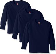 👕 hanes tagless sleeve light steel boys' clothing: comfortable tops, tees & shirts at great prices! logo