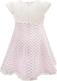 img 3 attached to 👗 Lilax Little Girls' Sparkle Polka Dot Twirl Dress: Playfully Stylish for Young Fashionistas!