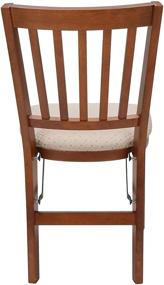 img 1 attached to 🪑 Meco STAKMORE School House Folding Chair - Cherry Finish, Pack of 2