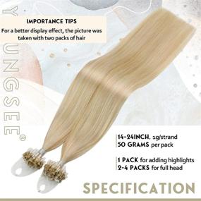 img 2 attached to Youngsee Straight Extensions Карамельные пряди