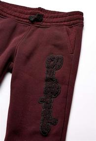 img 1 attached to 🏽 Burgundy Boys' Southpole Jogger Fleece Clothing and Pants in Various Colors