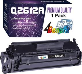 img 4 attached to 🖨️ 4Benefit Compatible 12A 2612A Q2612A Toner Cartridge for HP Laserjet Laserjet Pro 1010 1012 1018 1020 1022 1022n 3015 3030 3050 3052 3055 M1319F Printer (1-Pack, Black)