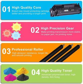 img 1 attached to 🖨️ 4Benefit Compatible 12A 2612A Q2612A Toner Cartridge for HP Laserjet Laserjet Pro 1010 1012 1018 1020 1022 1022n 3015 3030 3050 3052 3055 M1319F Printer (1-Pack, Black)