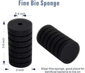 img 1 attached to 🐠 hygger Aquarium Single Sponge Filter: Optimal Filtration Solution for Small Fish Tank - 5-15 Gallon