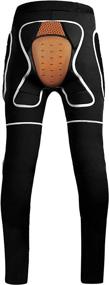 img 4 attached to 🩲 BenKen Protective Armor Pants: Premium 3D EVA Gear for Snowboarding, Skating, Skiing, and Cycling Underwear