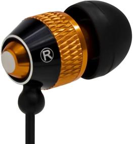 img 3 attached to Bastex Universal Earphone/Ear Buds: Premium Gold/Black Stereo Headphones with Microphone for iPhone, iPod, iPad, Samsung, Android, Mp3, Mp4 and More