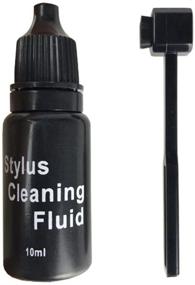 img 3 attached to 🎵 Vinyl Record Player Stylus Cleaning Kit – Static-Free Carbon Fiber Brush and High-Quality 10 ml Needle Solution Cleaner by Record-Happy – Optimize the Condition of Your Turntable