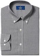 👔 non iron gingham men's shirts with buttoned button collar pattern logo