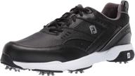 мужские кроссовки footjoy black логотип