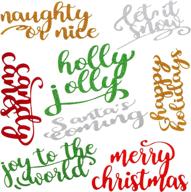 thinlits christmas embossing stencils scrapbooking logo