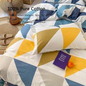 img 3 attached to SECODOHOME Duvet Cover Sets Cotton