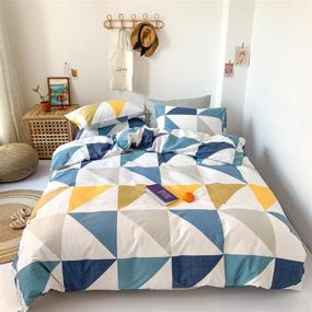 img 4 attached to SECODOHOME Duvet Cover Sets Cotton