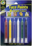 🎨 bright-colored crafty dab face paint push-up crayons logo