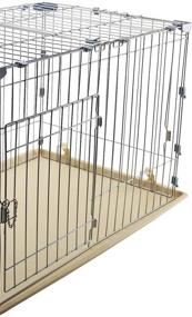 img 1 attached to 🐶 Enhanced Wire Containment Cage Pen for Dogs - IRIS Deluxe