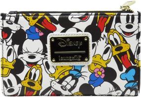 img 3 attached to 👜 Stylish Loungefly Disney Wallet with Fab 5 Mickey Minnie Allover Print - A Must-Have Accessory!