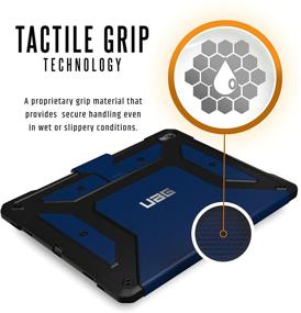 img 1 attached to UAG Folio iPad Pro 12.9-inch Metropolis Case (3rd Gen, 2018) - Rugged and Lightweight with Cobalt Finish, Apple Pencil Holder, and Military-Grade Drop Protection