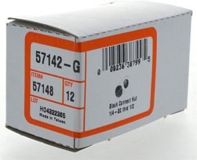 img 1 attached to Hillman 57148 Black Oxide 🔩 Joint Connector Nut, 1/4-20, Pack of 12