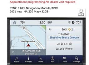 img 3 attached to 🚗 Heffchi 2021 Ford Sync 3 GPS модуль навигации/APIM Обновление - Apple CarPlay и Android Auto - Последняя карта северной Америки 220 + 32 ГБ - Ford Lincoln F-150
