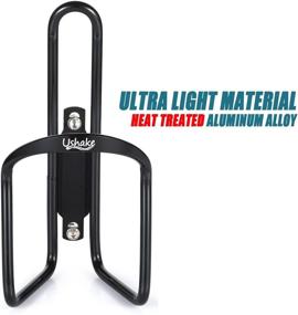 img 3 attached to 🚲 USHAKE Water Bottle Cages: Lightweight MTB Bike Aluminum Holder Brackets (2 Pack)