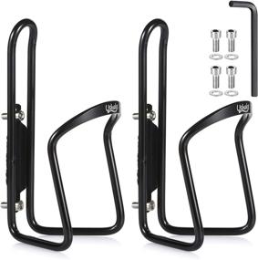 img 4 attached to 🚲 USHAKE Water Bottle Cages: Lightweight MTB Bike Aluminum Holder Brackets (2 Pack)