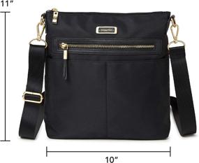 img 1 attached to 👜 STE537 Crossbody Black Women's Handbags & Wallets and Crossbody Bags by Baggallini