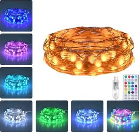 img 4 attached to 🎉 YONGHE 200 LED Color Changing String Lights - Waterproof, 66ft Fairy Twinkle Lights USB Powered with Remote Control for Indoor Outdoor Decorative Use - Ideal for Party, Wedding, Christmas, and Home