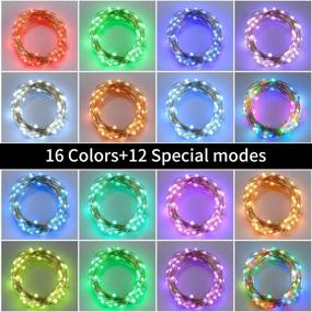 img 2 attached to 🎉 YONGHE 200 LED Color Changing String Lights - Waterproof, 66ft Fairy Twinkle Lights USB Powered with Remote Control for Indoor Outdoor Decorative Use - Ideal for Party, Wedding, Christmas, and Home