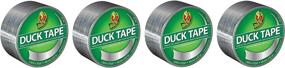 img 4 attached to 🦆 Duck 280621 Metallic Color Duct Tape, Chrome, 1.88 Inches x 10 Yards, Single Roll, 1.88" x 10 yd (4 Pack) - Enhanced SEO