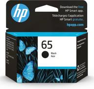 🖨️ hp original 65 black ink cartridge, compatible with hp amp 100 series, hp deskjet 2600 and 3700 series, hp envy 5000 series, instant ink-eligible, n9k02an logo
