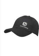 🧢 john deere men's black standard hat 13080428bk - one size fits all logo