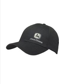 img 1 attached to 🧢 John Deere Men's Black Standard Hat 13080428BK - One Size Fits All