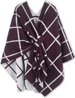 🧣 elegant women's accessories: poncho shawl cardigan for scarves & wraps logo