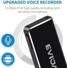 img 2 attached to EVIDA 8GB Mini Voice Recorder USB for Lectures and Meetings, Mac Compatible 36 Hours Digital Audio Recording Device, Rechargeable Dictaphone with USB Connectivity